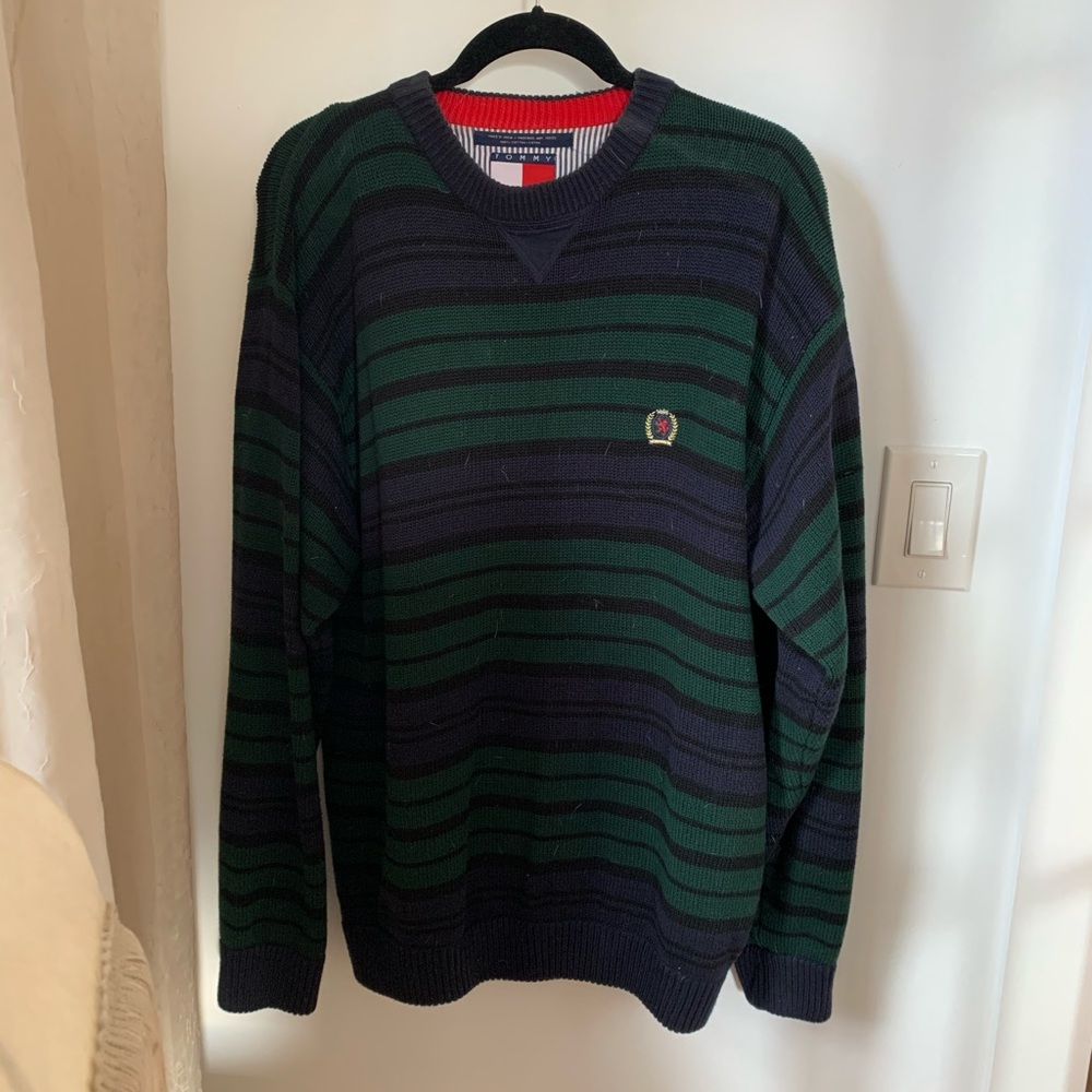 Tommy Hilfiger Green Sweater Size Extra Large